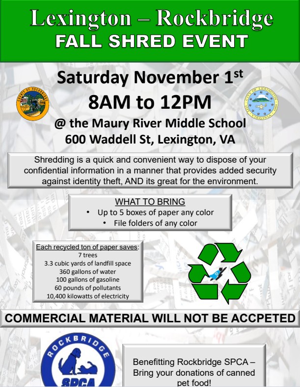 Fall 2025 Shred Event